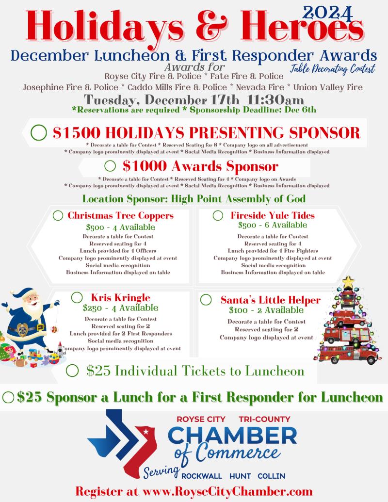 Holidays & Heroes Luncheon